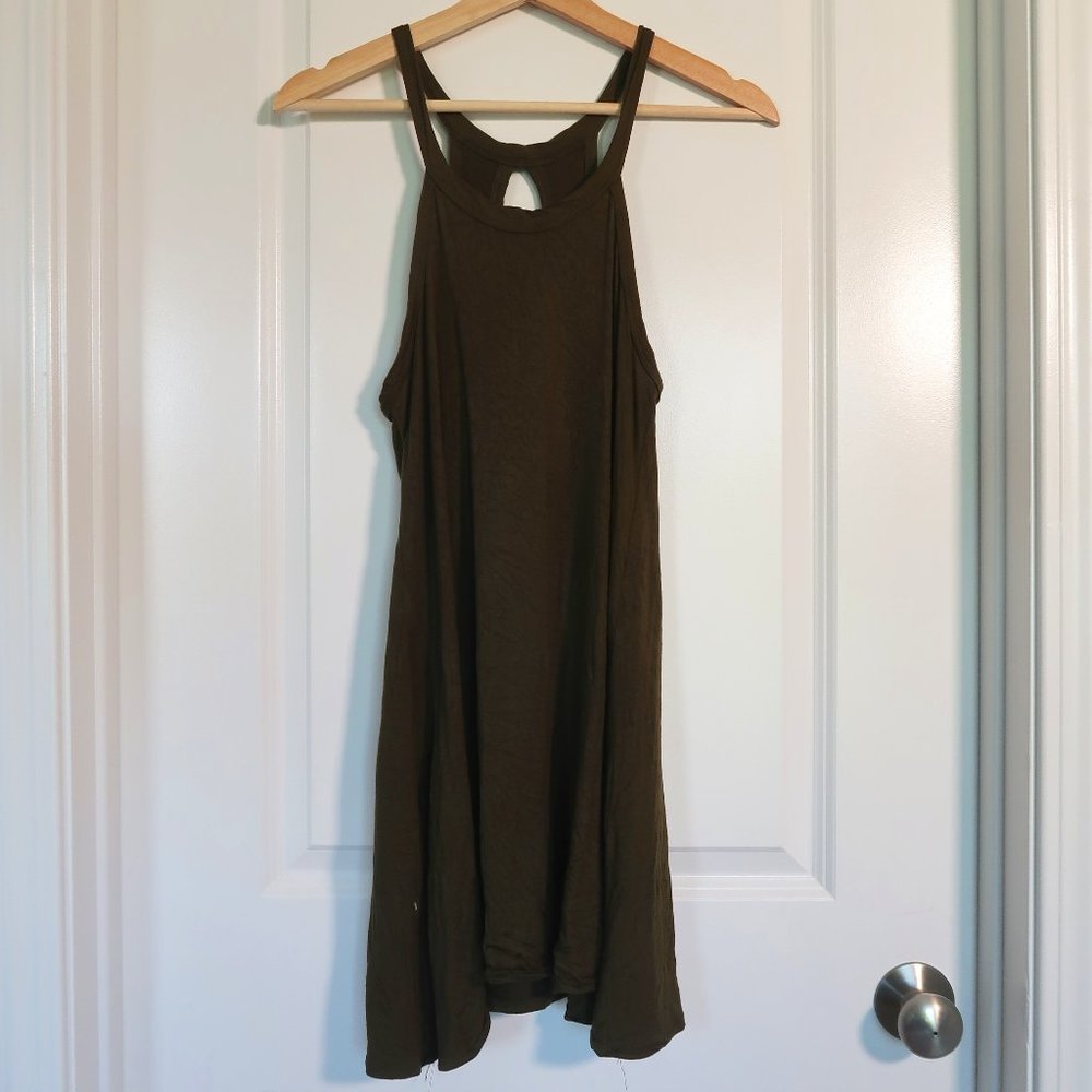 Green Halter Dress
